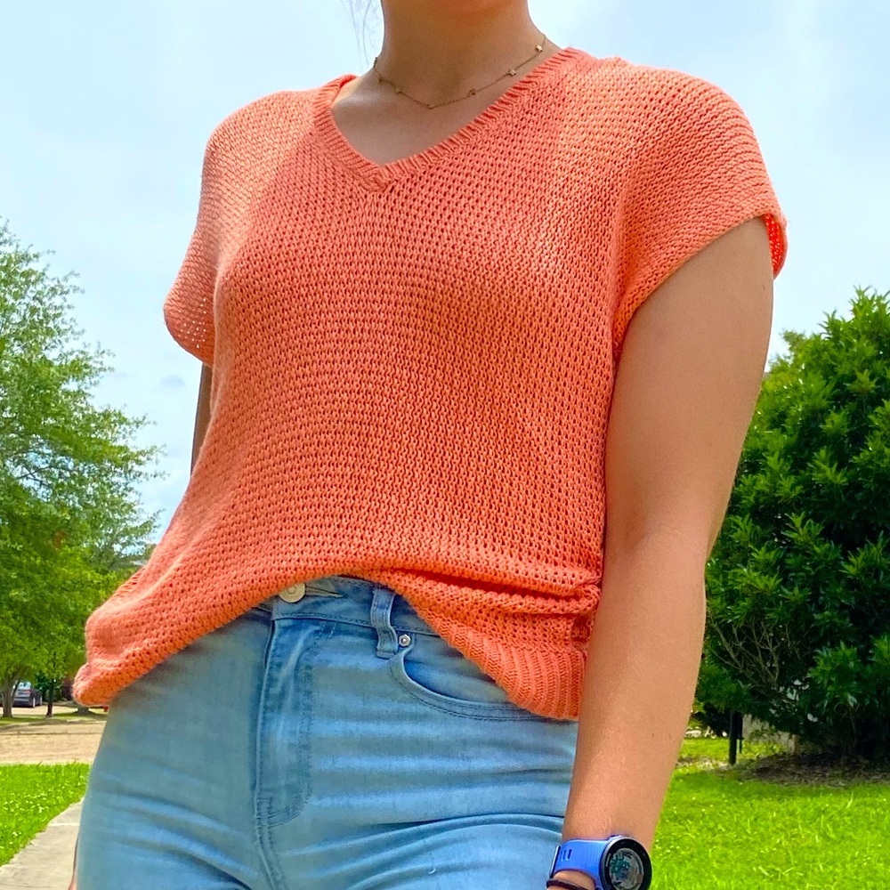 Ralph Lauren Salmon Knit Sweater